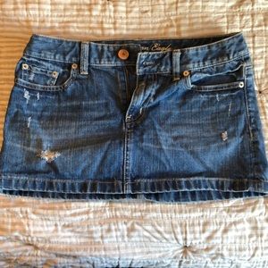 AEO denim skirt